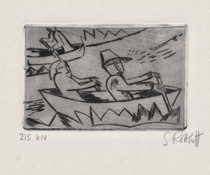 Lot 8228, Auction  109, Schmidt-Rottluff, Karl, Ruderer