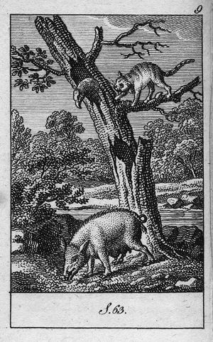 Lot 1506, Auction  110, Taschen-Kalender, auf das Jahr 1819 mit sechs Fabeln von Lafontaine