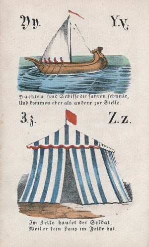 Lot 1791, Auction  110, Zweites deutsches ABC- und Lesebuch, für artige Knaben und Mädchen