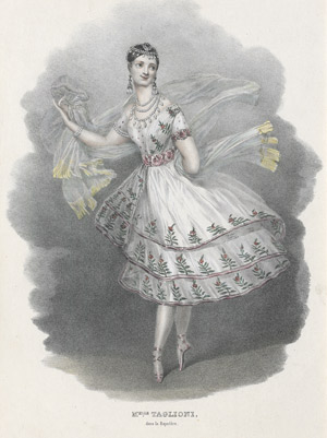 Lot 2038, Auction  110, Taglioni, Marie, Dans "La Bayadère". 