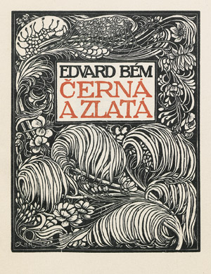 Lot 3034, Auction  110, Bem, Edvard, Cerna a zlatá