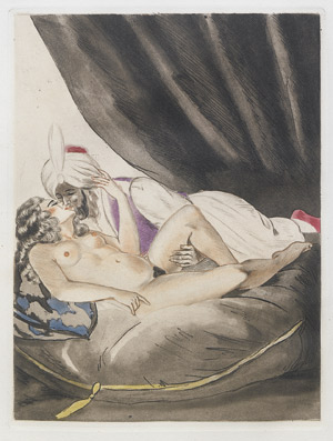 Lot 3100, Auction  110, Courbouleix, Léon, L'Odalisque. Ouvrage traduit du Turc. 