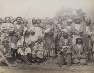 Lot 4020, Auction  110, Burke, John and William Baker, Group portraits of Afghan tribes from the Badakhshan provence 