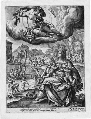 Lot 5080, Auction  110, Collaert, Adriaen, Die Folge der Planeten