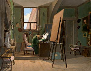 Lot 6077, Auction  110, Werner, Carl Friedrich Heinrich, Der Maler Hans Veit Friedrich Schnorr von Carolsfeld in seinem Atelier in der Pleissenburg