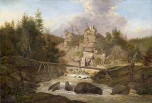 Lot 6081, Auction  110, Reinhardt, Sebastian Karl Christian, Riesengebirgslandschaft in Schlesien