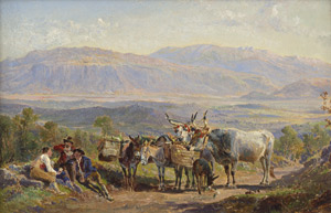 Lot 6117, Auction  110, Ulrich, Johann Jakob, Campagnalandschaft