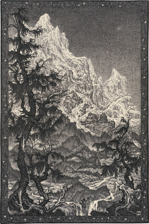 Lot 6699, Auction  110, Wöhler, Hermann, Landschaft mit Gebirge