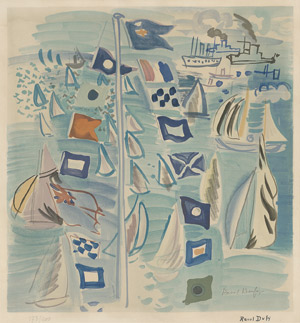 Lot 7082, Auction  110, Dufy, Raoul, Hommage à Raoul Dufy Ville de Honfleur