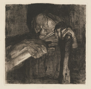 Lot 7210, Auction  110, Kollwitz, Käthe, Beim Dengeln