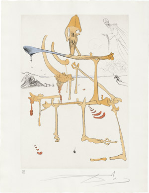 Lot 8104, Auction  110, Dalí, Salvador, Quevedo. Visioner