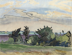 Lot 8146, Auction  110, Heckel, Erich, "Herbsttag an der Förde"