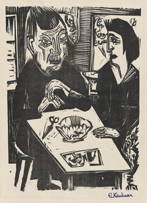 Lot 8179, Auction  110, Kirchner, Ernst Ludwig, Alte und junge Frau