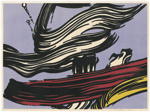 Lot 8202, Auction  110, Lichtenstein, Roy, Brushstrokes