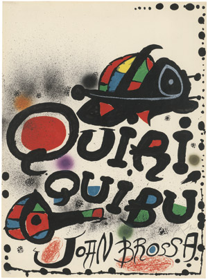 Lot 8240, Auction  110, Miro, Joan, Quiri Quibu