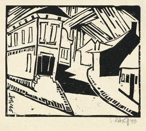 Lot 8308, Auction  110, Schmidt-Rottluff, Karl, Sonnige Straße