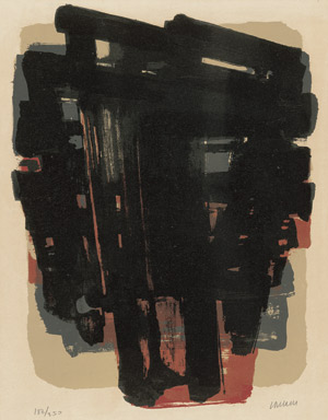 Lot 8322, Auction  110, Soulages, Pierre, Lithographie No. 8