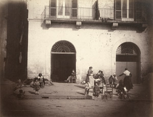 Lot 4094, Auction  111, Sommer, Giorgio, Naples street scene; Piazza Navona, Rome