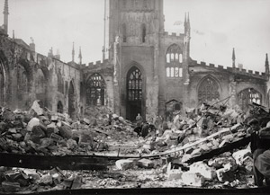 Lot 4375, Auction  111, World War II, Coventry after bombing raids WWII