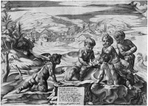 Lot 5160, Auction  111, Penni, Lorenzo, Eine Gruppe von fünf Putti in einer Landschaft