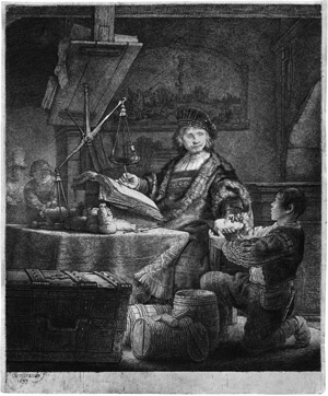 Lot 5182, Auction  111, Rembrandt Harmensz. van Rijn, Jan Uytenbogaert, der Goldwäger