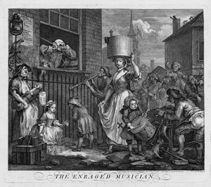 Lot 5280, Auction  111, Hogarth, William, The Engaged Musician