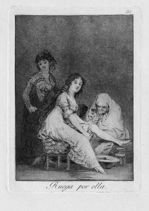 Lot 5468, Auction  111, Goya, Francisco de, Ruega por ella