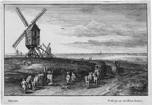 Lot 5496, Auction  111, Hollar, Wenzel, Die vier Windmühlen