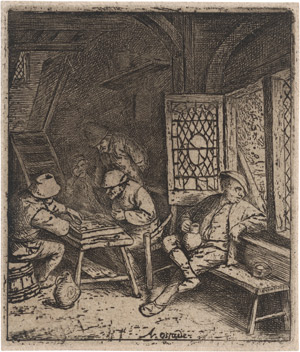 Lot 5510, Auction  111, Ostade, Adriaen van, Die Brettspieler