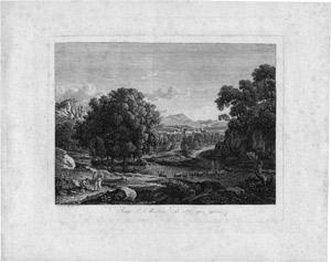 Lot 5524, Auction  111, Reinhart, Johann Christian, Landschaft mit der Stadt und Brücke