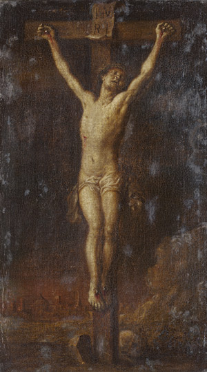 Lot 6024, Auction  111, Flämisch, 17. Jh. Christus am Kreuz