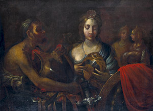 Lot 6027, Auction  111, Französisch, um 1660. Vulcanus übergibt Venus die Rüstung für ihren Sohn Aeneas
