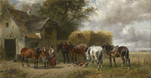 Lot 6183, Auction  111, Hartmann, Ludwig, Nach dem Einbringen der Ernte