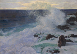 Lot 6230, Auction  111, Spaun, Paul von, Meeresbrandung an der Küste von Capri