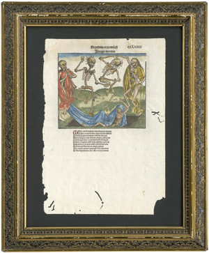 Lot 6336, Auction  111, Wolgemuth, Michael, Ein Totentanz (Septima etas mudi. Imago mortis)