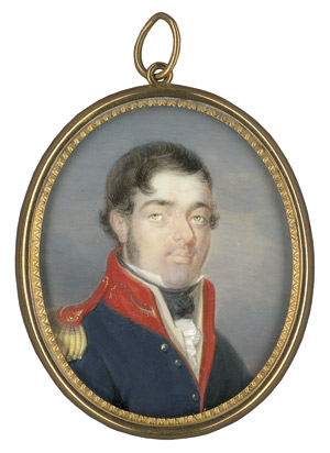 Lot 6850, Auction  111, Englisch, um 1790. Bildnis eines Offiziers