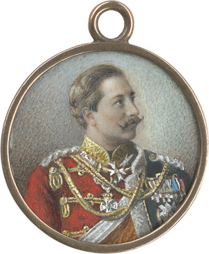 Lot 6903, Auction  111, Deutsch, um 1890. Bildnis Kaiser Wilhelm II