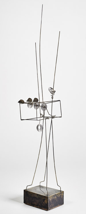 Lot 7038, Auction  111, Böllinger, Christoph, Kinetische Skulptur mit fünf Spiralfedern