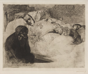 Lot 7225, Auction  111, Kollwitz, Käthe, Arbeitslosigkeit