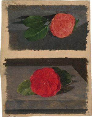 Lot 7244, Auction  111, Libert, Betzy Marie Petrea, Studie zweier roter Kamelien