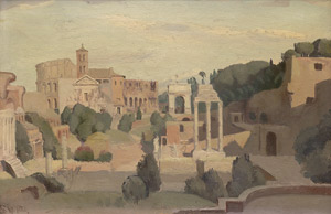 Lot 7368, Auction  111, Pedersen, Stefan Viggo, Ansicht des Forum Romanum