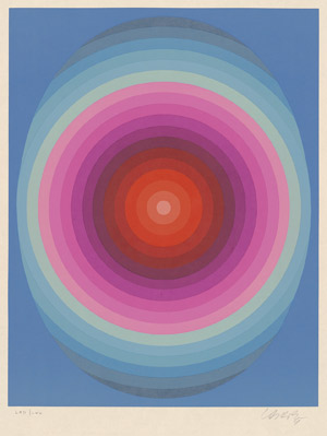 Lot 7446, Auction  111, Vasarely, Victor, Kreiskompostion (Centaurus)