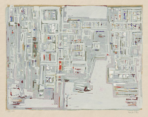 Lot 7448, Auction  111, Vieira da Silva, Maria, La Bibliothèque