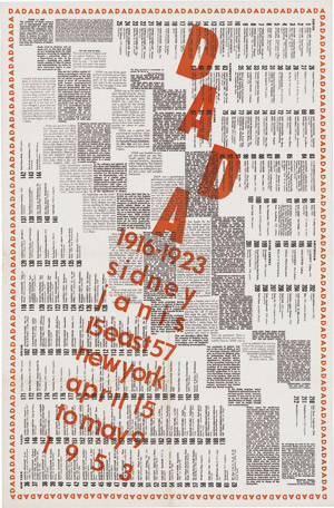 Lot 8128, Auction  111, Duchamp, Marcel, Dada. 1916-1923. Sidney Janis. New York