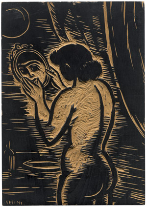 Lot 8260, Auction  111, Masereel, Frans, Nackte vor dem Spiegel (Nu au Miroir)