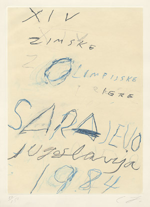 Lot 8345, Auction  111, Twombly, Cy, Sarajevo