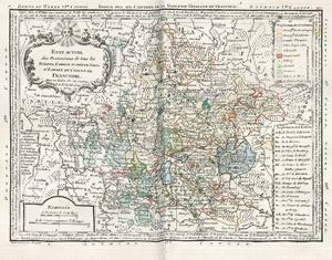 Lot 129, Auction  112, Courtalon, Jean-Baptiste, Atlas élémentaire de l'empire d'Allemagne