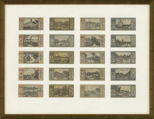 Lot 162, Auction  112, Berliner Notgeld,  Serie aller 20 Notgeldscheine mit den Ansichten der "Berliner Bezirke". 