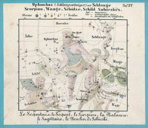 Lot 234, Auction  112, Möllinger, Otto, Himmelsatlas mit transparenten Sternen