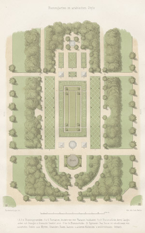 Lot 676, Auction  112, Meyer, Gustav, Lehrbuch der schönen Gartenkunst